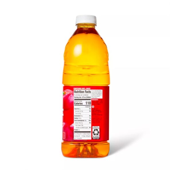 100% Apple Juice - 64 fl oz Bottle — изображение 2
